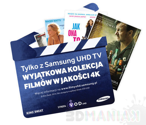 Strefa VOD UHD - aplikacja na telewizory Samsung UHD