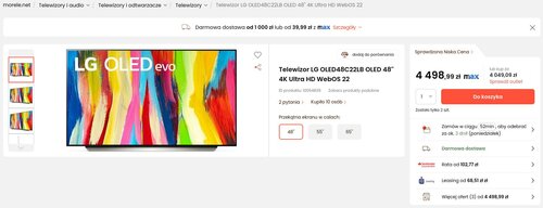 LG OLED 48 C22LB