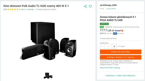 Polk Audio TL1600 5.1