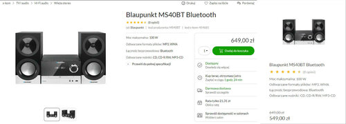 Blaupunkt MS40BT Bluetooth