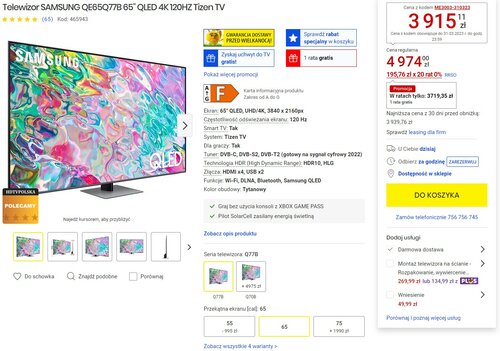 Samsung QE65Q77B
