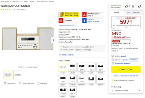 BLAUPUNKT MS45BT