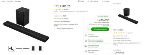 TCL TS8132 promocja
