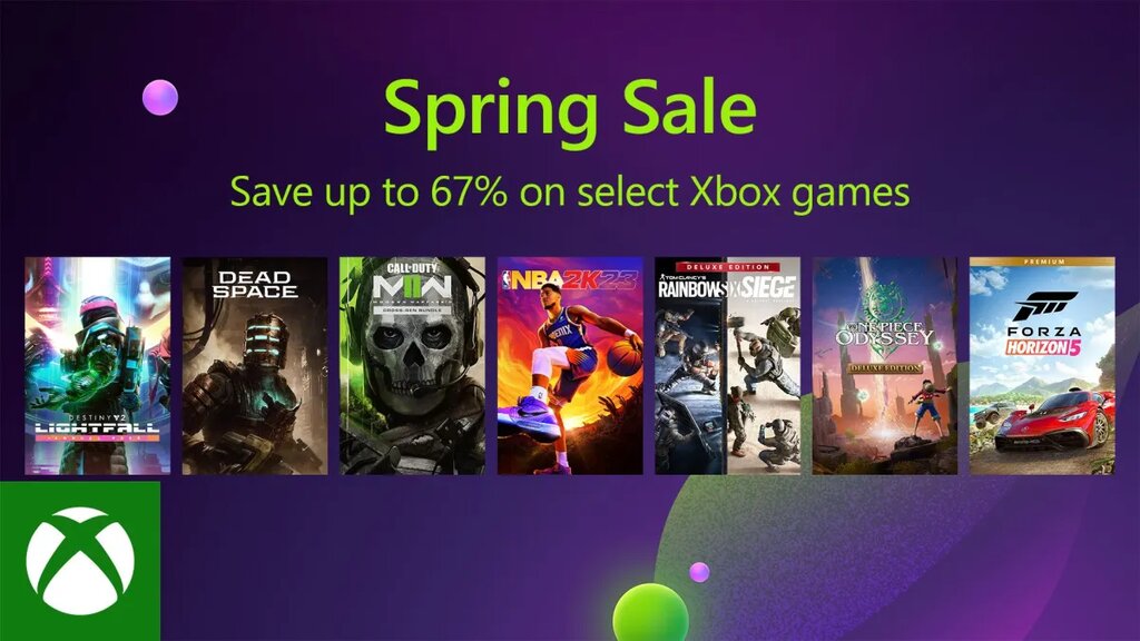 Wiosenna wyprzedaż 2023 w sklepie Xbox