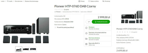 Pioneer HTP-076D DAB