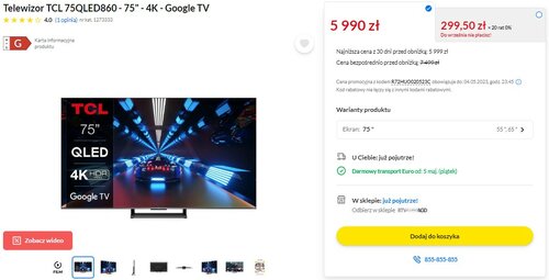 TCL 75QLED860