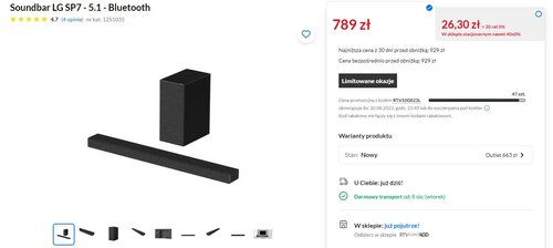LG SP7 promocja