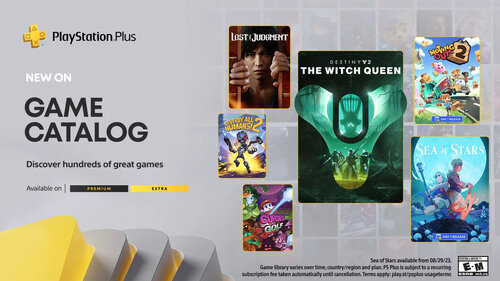 PlayStation Plus Extra i Premium sierpień 2023