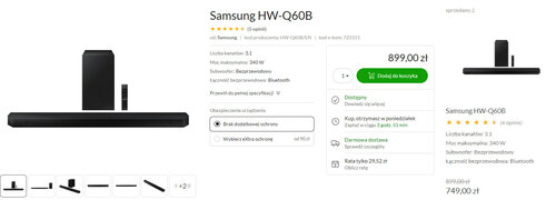 Samsung HW-Q60B promocja