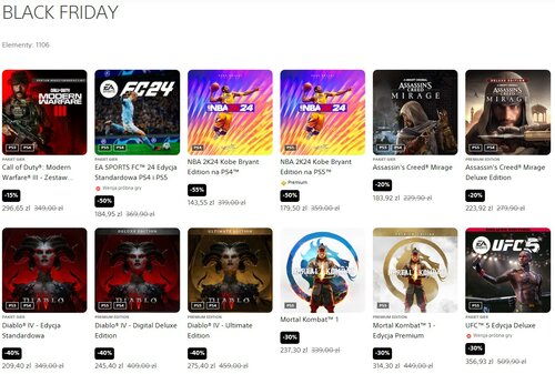 Black Friday PS Store 2023