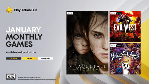 PS Plus Essential styczen 2024