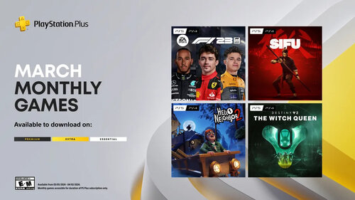 PlayStation Plus Essential marzec 2024