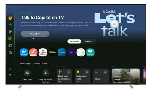 Microsoft Copilot na telewizorach Samsung/ fot. Samsung
