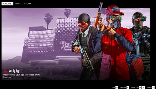 weryfikacja wieku w GTA Online/ fort. Tez2 na platformie X