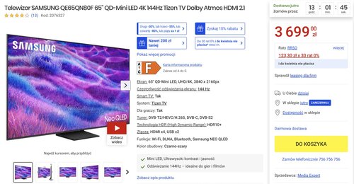 Samsung 65QN80F
