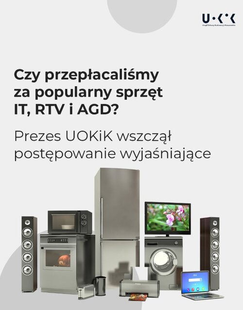 fot. Urząd Ochrony Konkurencji i Konsumentów zmowa cenowa rtv i agd