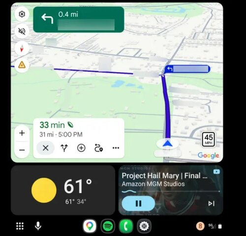YouTube na Android Auto/ fot. 9to5google